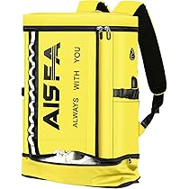 【色:イエロー】[AISFA] リュック メンズ リュックサック スクエア バッ Amazon.co.jp: [AISFA] リュックメンズ リュックサック バックパック